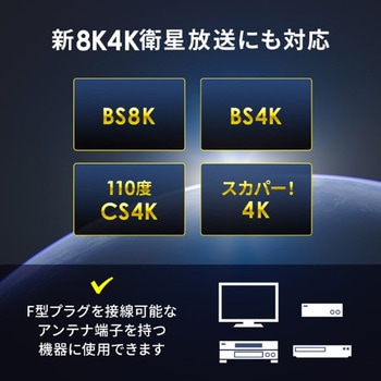 アンテナケーブル_片側L字_ごく細 サンワサプライ