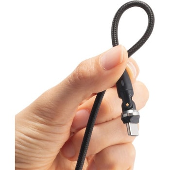 USB TypeC-Aケーブル_USB2.0_コネクタ回転 サンワサプライ
