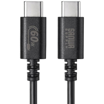 USB TypeCケーブル_USB2.0_PD60W対応 サンワサプライ