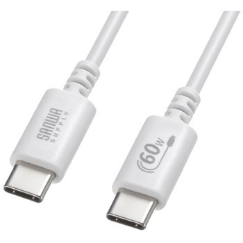 USB TypeCケーブル_USB2.0_PD60W対応 サンワサプライ