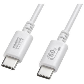 USB TypeCケーブル_USB2.0_PD60W対応 サンワサプライ
