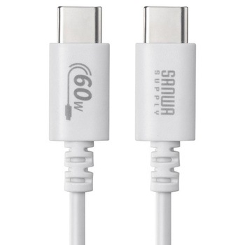 USB TypeCケーブル_USB2.0_PD60W対応 サンワサプライ