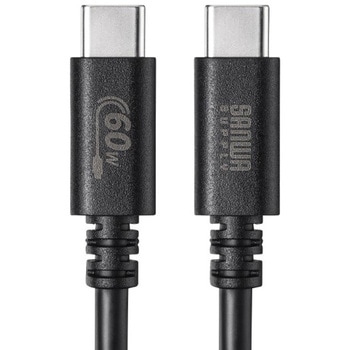 USB TypeCケーブル_USB2.0_PD60W対応 サンワサプライ