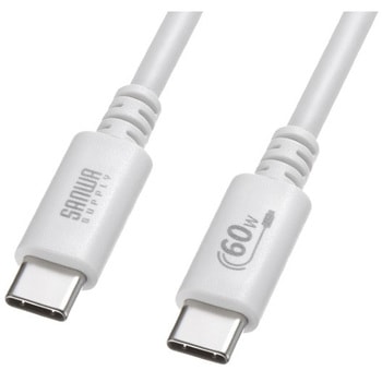USB TypeCケーブル_USB2.0_PD60W対応 サンワサプライ