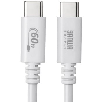 USB TypeCケーブル_USB2.0_PD60W対応 サンワサプライ
