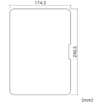 液晶保護反射防止フィルム_Apple iPad Pro 11インチ M4用 サンワサプライ