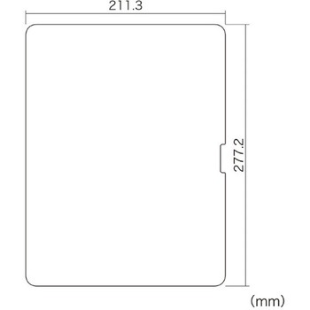 液晶保護反射防止フィルム_Apple iPad Air 13インチ M2用 サンワサプライ