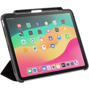 タブレットケース_iPad Air 11インチ_タッチペン収納ポケット付き サンワサプライ