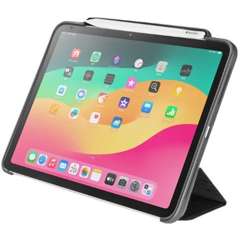 タブレットケース_iPad Air 11インチ_タッチペン収納ポケット付き サンワサプライ