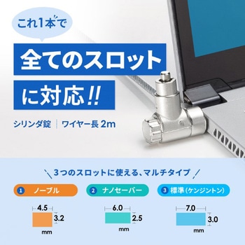 セキュリティ_eシリーズ_スロット標準&nano対応 サンワサプライ