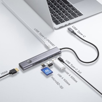 ドッキングハブ_USB TypeC サンワサプライ