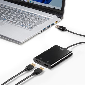 USB変換アダプタ_USB3.2-HDMI_4K対応 サンワサプライ