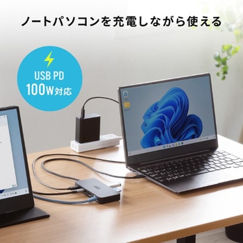 ドッキングステーション_USB TypeC サンワサプライ