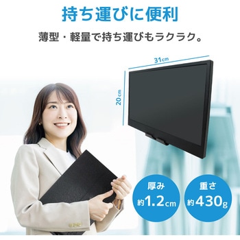 13.3インチ液晶モバイルモニター 200万画素 スピーカー内蔵 ブロードウォッチ