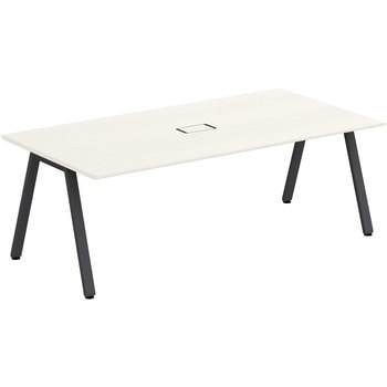 アフィーノLT ミーティングテーブル 角型 配線カバー付 W2100×D1100<配送時組立サービス付> イトーキ