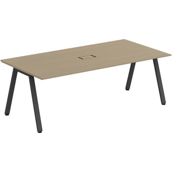 アフィーノLT ミーティングテーブル 角型 配線カバー付 W2100×D1100<配送時組立サービス付> イトーキ