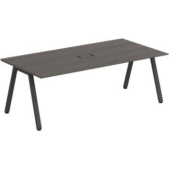 アフィーノLT ミーティングテーブル 角型 配線カバー付 W2100×D1100<配送時組立サービス付> イトーキ