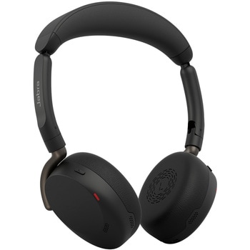 Jabra 無線ヘッドセット 折りたたみ式 USB-A 両耳 MS認定 充電パッド付「Jabra Evolve3 65 Flex MS Link390a Black WLC Chrg」 Jabra