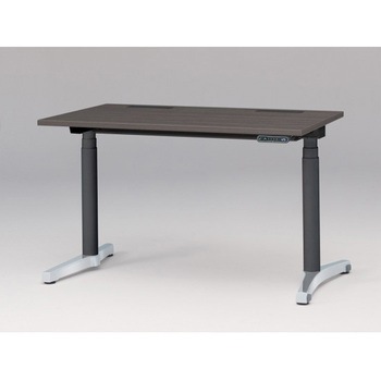 トイロデスク 平エッジ インジケータ―付昇降スイッチタイプ アルミミラー脚 W1200×D675<配送時組立サービス付> - イトーキ