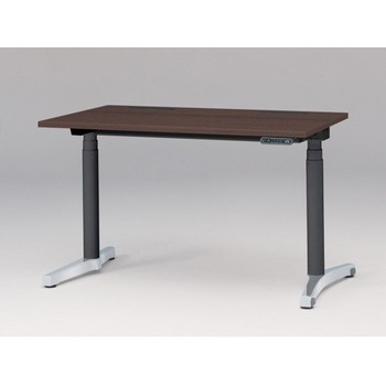 トイロデスク 平エッジ インジケータ―付昇降スイッチタイプ アルミミラー脚 W1200×D675<配送時組立サービス付> - イトーキ