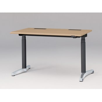 トイロデスク ラウンドエッジ 昇降スイッチタイプ アルミミラー脚 W1200×D675<配送時組立サービス付> イトーキ