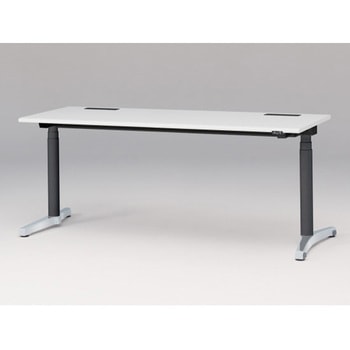 トイロデスク ラウンドエッジ 昇降スイッチタイプ アルミミラー脚 W1800×D675<配送時組立サービス付> イトーキ