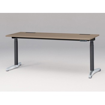 トイロデスク ラウンドエッジ インジケータ―付昇降スイッチタイプ アルミミラー脚 W1800×D675<配送時組立サービス付> イトーキ