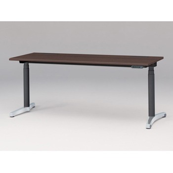 トイロデスク ラウンドエッジ インジケータ―付昇降スイッチタイプ アルミミラー脚 W1800×D675<配送時組立サービス付> イトーキ