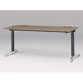 トイロデスク ラウンドエッジ 昇降スイッチタイプ アルミミラー脚 W1800×D775<配送時組立サービス付> イトーキ