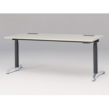 トイロデスク ラウンドエッジ インジケータ―付昇降スイッチタイプ アルミミラー脚 W1800×D775<配送時組立サービス付> - イトーキ