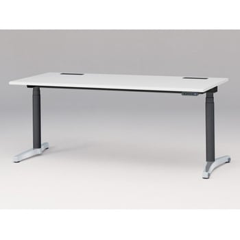 トイロデスク ラウンドエッジ インジケータ―付昇降スイッチタイプ アルミミラー脚 W1800×D775<配送時組立サービス付> - イトーキ