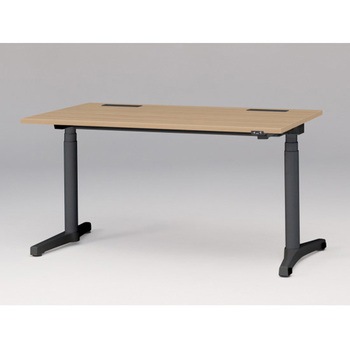 トイロデスク 平エッジ 昇降スイッチタイプ 塗装脚 W1400×D775<配送時組立サービス付> イトーキ