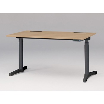 トイロデスク 平エッジ インジケータ―付昇降スイッチタイプ 塗装脚 W1400×D775<配送時組立サービス付> イトーキ