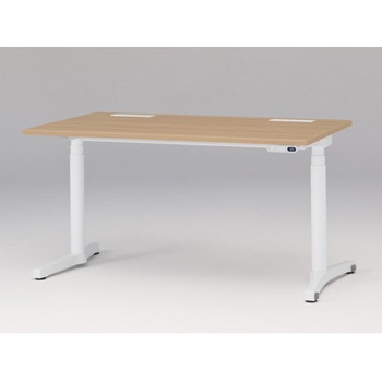 トイロデスク 平エッジ インジケータ―付昇降スイッチタイプ 塗装脚 W1400×D775<配送時組立サービス付> イトーキ