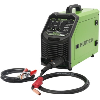 インバータ制御半自動溶接機 スキルアークプロ(ラピッドグラスISK-RG6B付) IKURATOOLS(育良精機)
