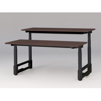 トイロツインデスク 平エッジ 昇降スイッチタイプ 塗装脚 W1600×D1400<配送時組立サービス付> イトーキ