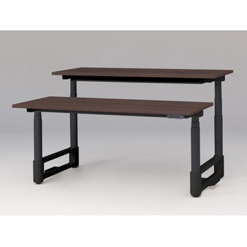 トイロツインデスク 平エッジ インジケータ―付昇降スイッチタイプ 塗装脚 W1600×D1400<配送時組立サービス付> イトーキ