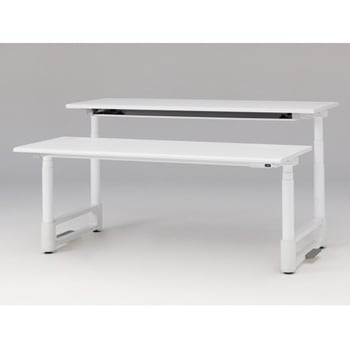 トイロツインデスク ラウンドエッジ インジケータ―付昇降スイッチタイプ 塗装脚 W1800×D1400<配送時組立サービス付> イトーキ