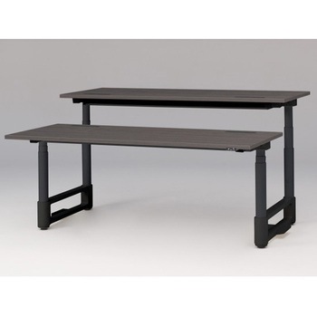 トイロツインデスク 平エッジ 昇降スイッチタイプ 塗装脚 W1800×D1600<配送時組立サービス付> イトーキ