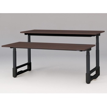 トイロツインデスク 平エッジ 昇降スイッチタイプ 塗装脚 W1800×D1600<配送時組立サービス付> イトーキ