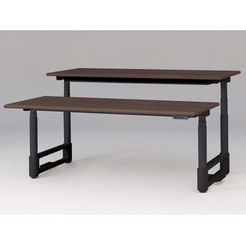 トイロツインデスク ラウンドエッジ インジケータ―付昇降スイッチタイプ 塗装脚 W1800×D1600<配送時組立サービス付> - イトーキ