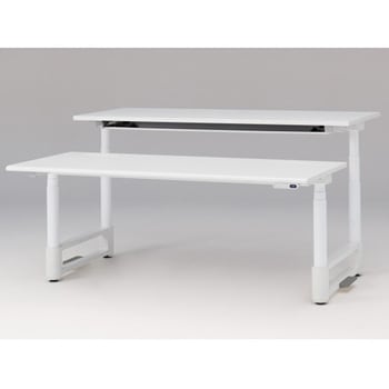 トイロツインデスク ラウンドエッジ インジケータ―付昇降スイッチタイプ 塗装脚 W1800×D1600<配送時組立サービス付> - イトーキ