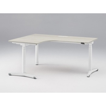 トイロ 90度オペレーションデスク 昇降スイッチタイプ 塗装脚 W1600×D1200<配送時組立サービス付> - イトーキ