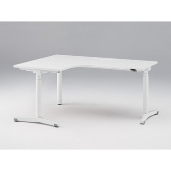 トイロ 90度オペレーションデスク 昇降スイッチタイプ 塗装脚 W1600×D1200<配送時組立サービス付> - イトーキ