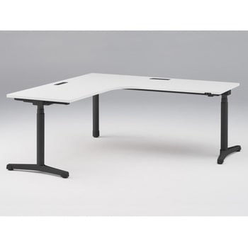 トイロ 90度オペレーションデスク 昇降スイッチタイプ 塗装脚 W1800×D1800<配送時組立サービス付> イトーキ