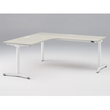 トイロ 90度オペレーションデスク 昇降スイッチタイプ 塗装脚 W1800×D1800<配送時組立サービス付> イトーキ