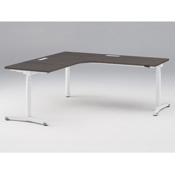 トイロ 90度オペレーションデスク 昇降スイッチタイプ 塗装脚 W1800×D1800<配送時組立サービス付> イトーキ