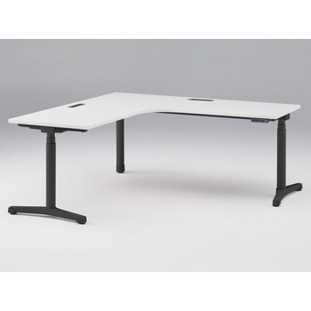 トイロ 90度オペレーションデスク インジケータ―付昇降スイッチタイプ 塗装脚 W1800×D1800<配送時組立サービス付> イトーキ