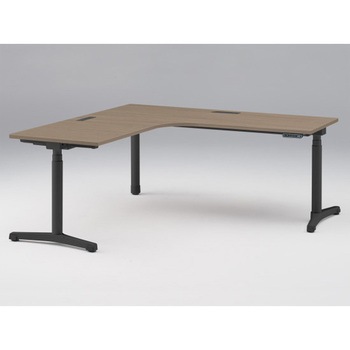 トイロ 90度オペレーションデスク インジケータ―付昇降スイッチタイプ 塗装脚 W1800×D1800<配送時組立サービス付> イトーキ