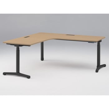 トイロ 90度オペレーションデスク インジケータ―付昇降スイッチタイプ 塗装脚 W1800×D1800<配送時組立サービス付> イトーキ